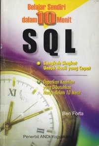 BELAJAR SENDIRI DALAM 10 MENIT SQL