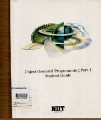 Image of OBJECT ORIENTED PROGRAMMING PART-1 STUDENT GUIDE