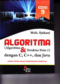 Image of ALGORITMA (Algoritma & Struktur Data 1) dengan C, C++, DAN Java