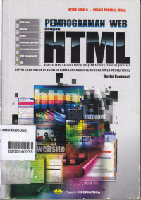 Image of Pemrograman web  dengan HTML revisi keempat